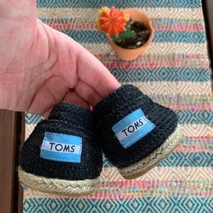 TOMS Black Knit